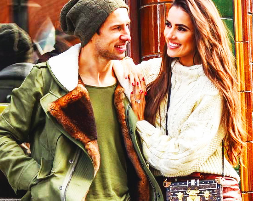 Celia Jaunat i Grzegorz Krychowiak