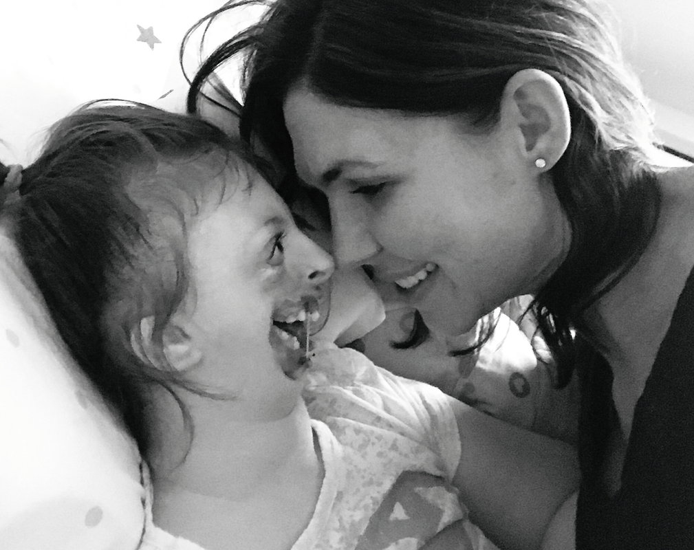 Dziewczynka, której twarz została użyta w kampanii aborcyjnej. Sophia, córka Natalie Weaver