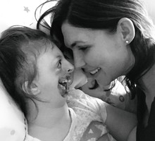 Dziewczynka, której twarz została użyta w kampanii aborcyjnej. Sophia, córka Natalie Weaver