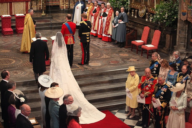 Ceremonia ?lubna w Westminster Abbey
