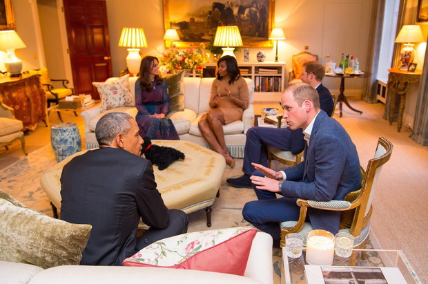 Barack Obama w pa?acu Kensington