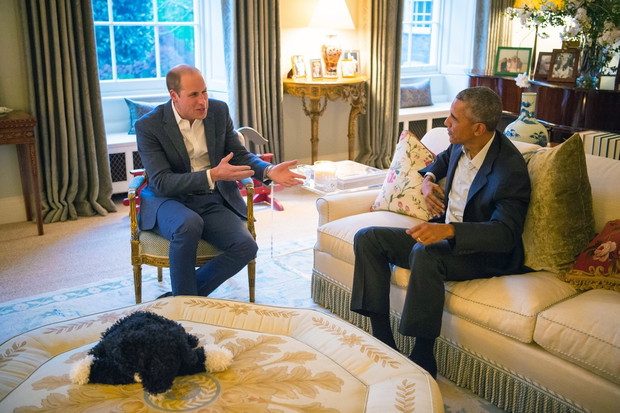 Barack Obama w pa?acu Kensington