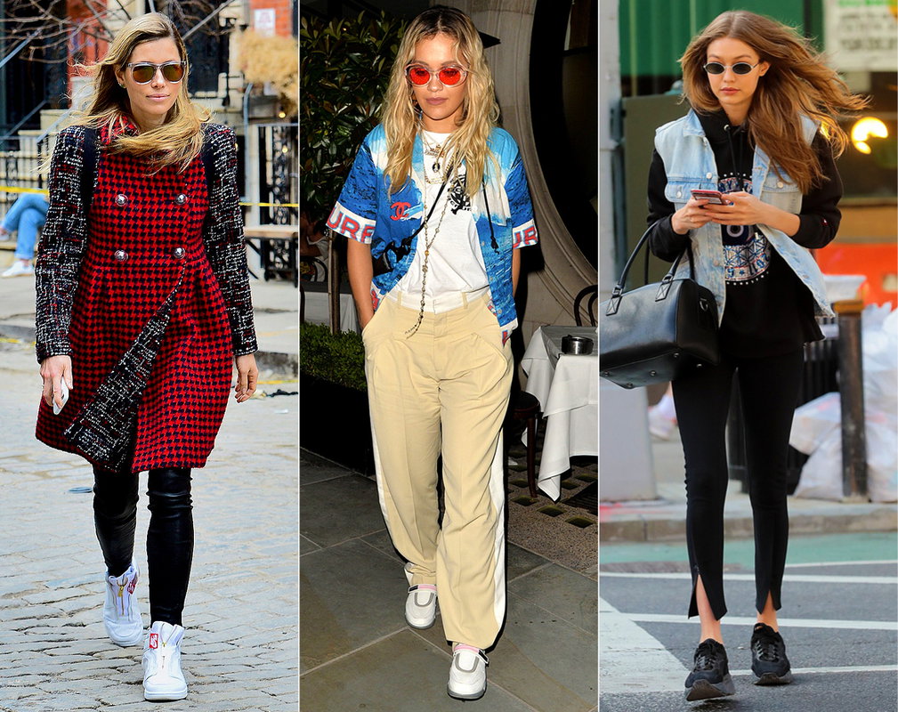 Jessica Alba, Gigi Hadid, Rita Ora, stylizacje na majówkę, shopping