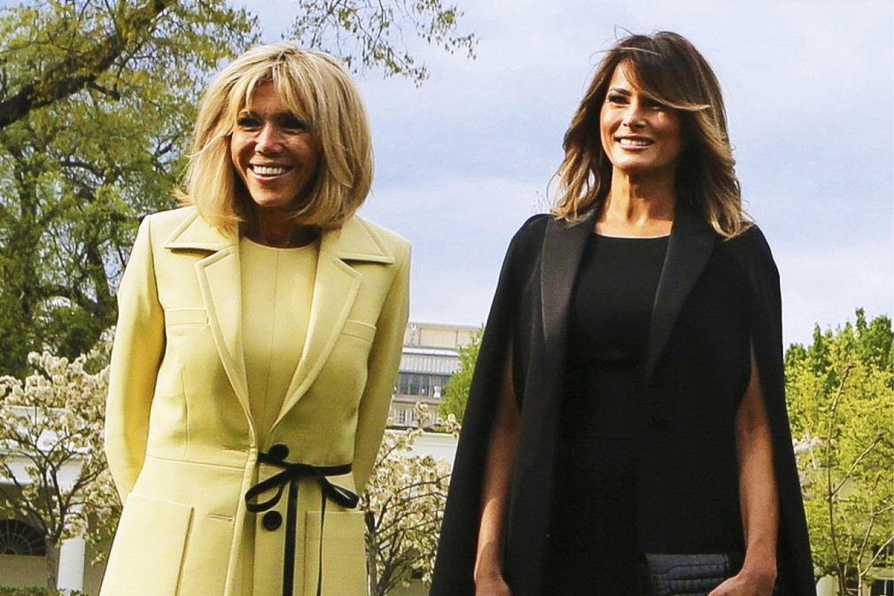 styl Brigitte Macron, Melania Trump, styl Melanii Trump