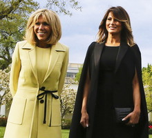 styl Brigitte Macron, Melania Trump, styl Melanii Trump