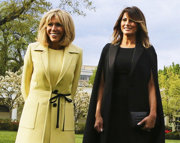 styl Brigitte Macron, Melania Trump, styl Melanii Trump