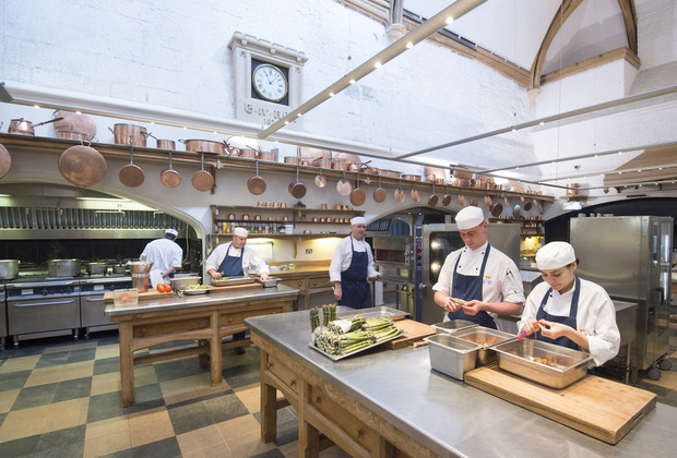 Royal Kitchen At Windsor Castle Begin Preparations For The Wedding Banquet