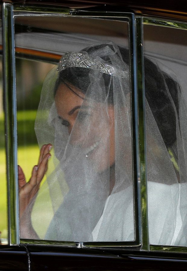 Prince Harry, Queen Elizabeth's grandson, marries U.S. actress Meghan Markle in Taplow