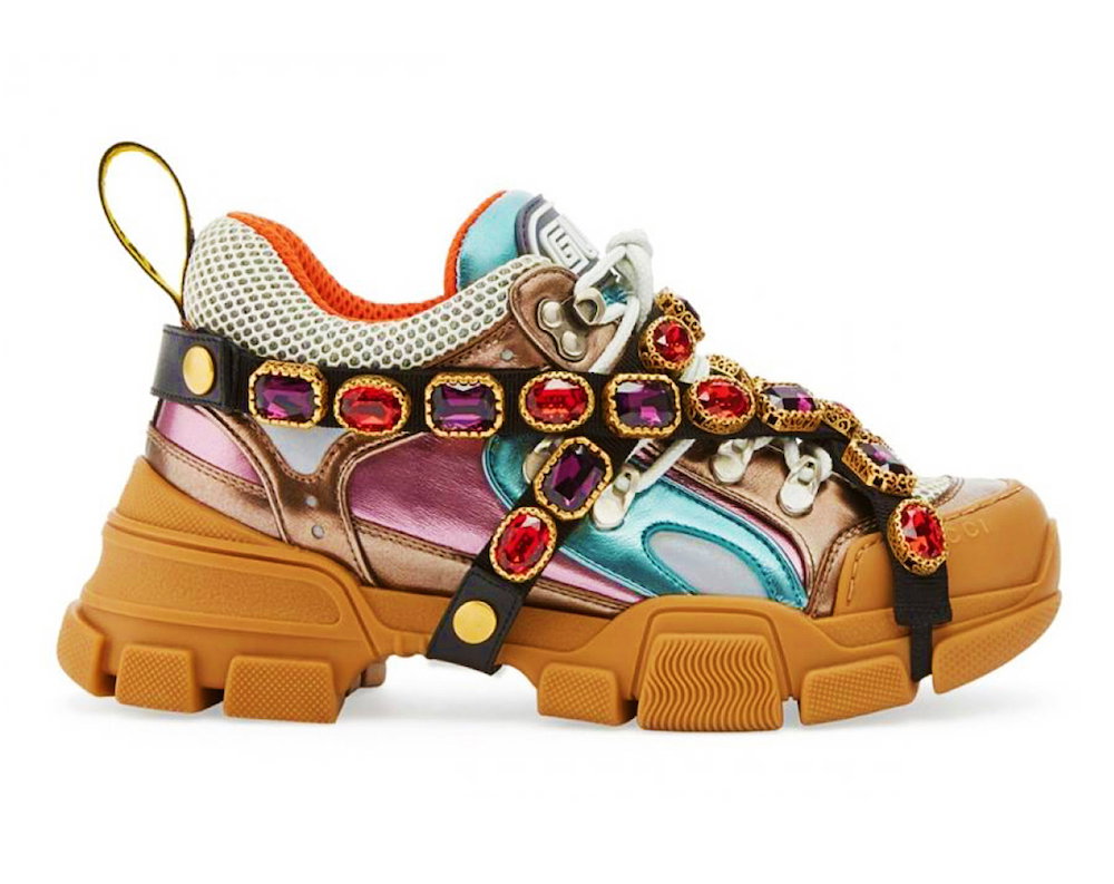 Ozdobione kamieniami sneakersy Gucci