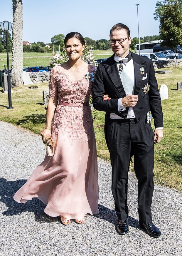 Szwedzka rodzina królewska na ?lubie Louise Gottlieb i Gustava Thotta