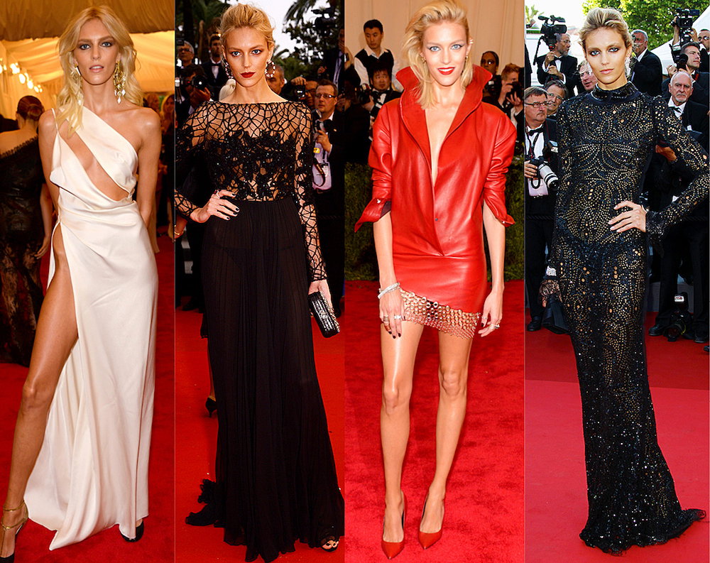 Anja Rubik na czerwonym dywanie
