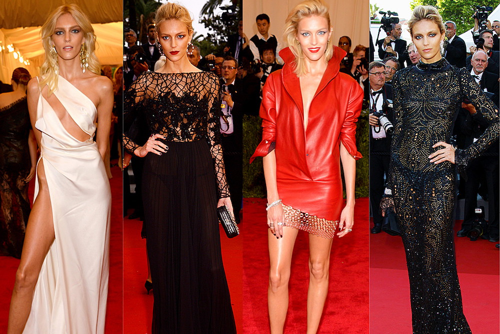 Anja Rubik na czerwonym dywanie