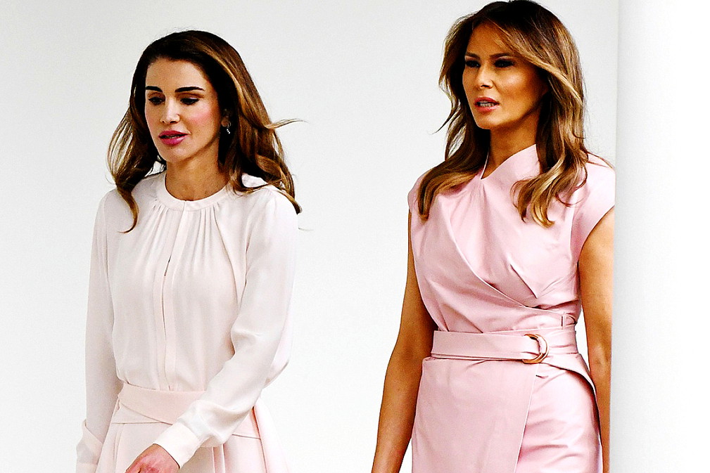 Melania Trump, królowa Rania, spotkanie w USA 2018