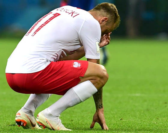 Kamil Grosicki, mecz Polska - Kolumbia
