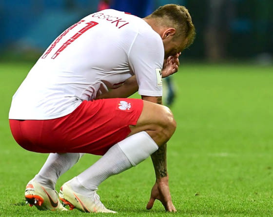 Kamil Grosicki, mecz Polska - Kolumbia