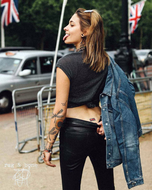 Paris Jackson pose pour la campagne DIY de la marque new-yorkaise Rag & Bone