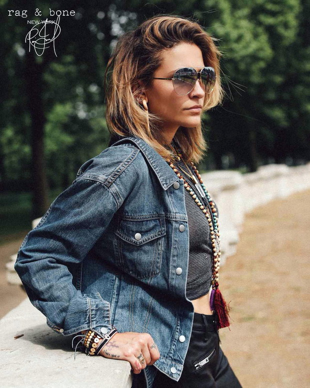 Paris Jackson pose pour la campagne DIY de la marque new-yorkaise Rag & Bone