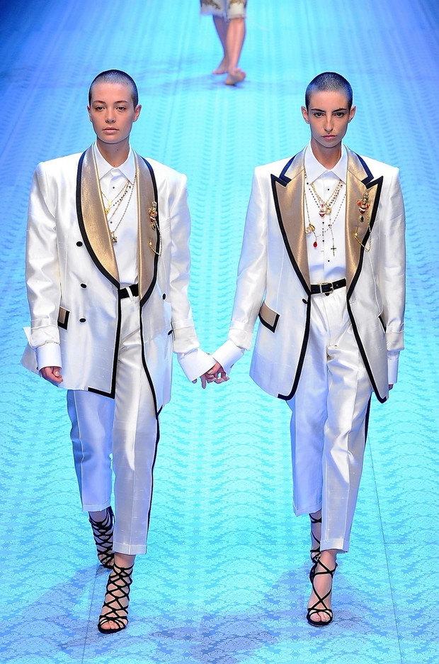 Pokaz Dolce & Gabbana na tygodniu mody w Mediolanie