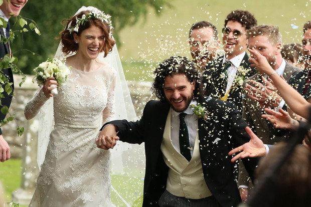 Rose Leslie i Kit Harington pobrali si?