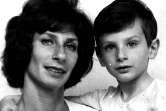 Irena Szewińska z synem
