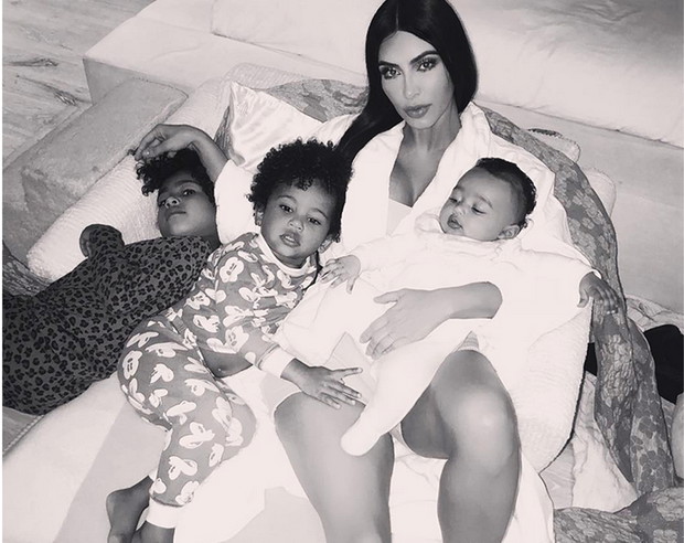 Kim Kardashian, Kim Kardashian z córeczką, Chicago West