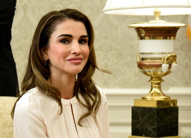 Królowa Rania i król Abdullah z wizyt? w USA