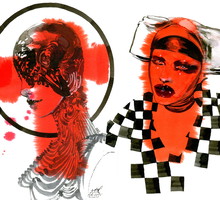 wystawa Anny Halarewicz "Tribute to McQueen"