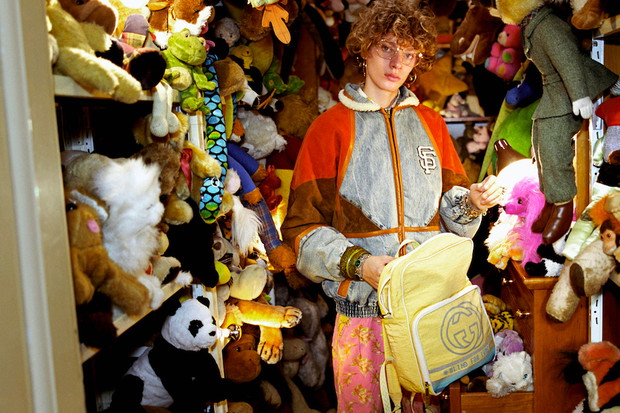 La campagne Automne Hiver de Gucci our differents collectionneurs posent avec leurs collections