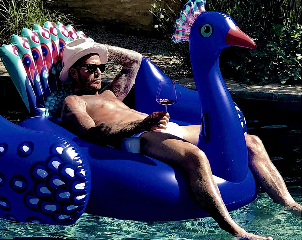 David Beckam na wakacjach