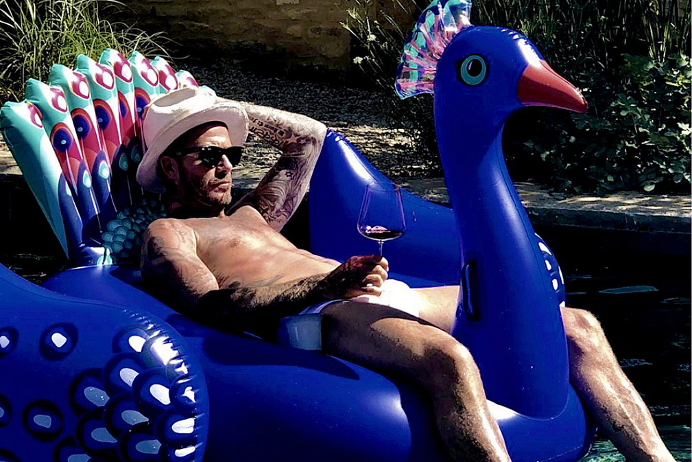David Beckam na wakacjach
