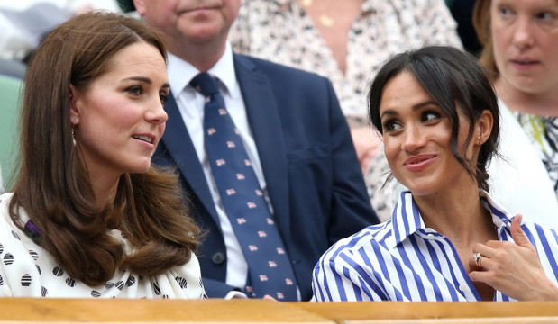 Ksi??ne Catherine i Meghan na Wimbledonie 2018