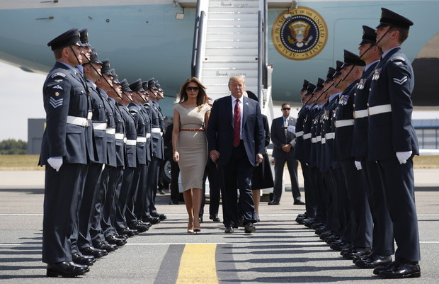 Pierwsza wizyta Trumpa w UK