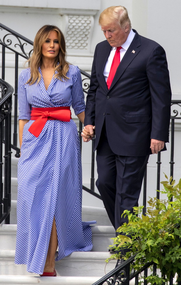 President And Mrs Trump Host Picnic And Fireworks At White House On 4th Of July