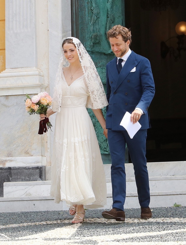 *EXCLUSIVE* WEB MUST CALL FOR PRICING -Francesco Carrozzini got married in Portofino with the daughter of Anna Wintour, Bee Shaffer. / CUCU / BACKGRID , kod: Francesco Carrozzini, Bee Shaffer