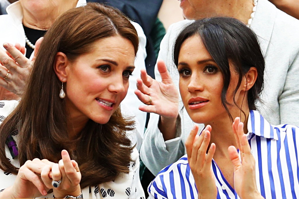 Kate i Meghan na Wimbledonie. Kate i Meghan w ciąży