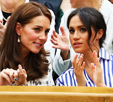 Kate i Meghan na Wimbledonie. Kate i Meghan w ciąży