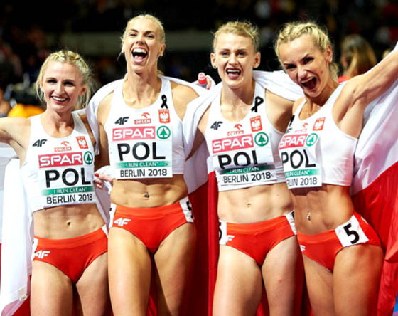 polska sztafeta, złoty medal, Mistrzostwa Europy w Lekkoatletyce, Berlin 2018