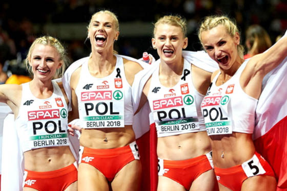 polska sztafeta, złoty medal, Mistrzostwa Europy w Lekkoatletyce, Berlin 2018