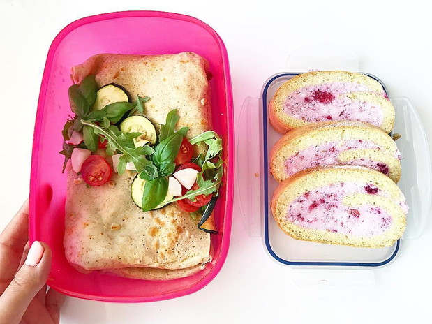 Omlet i coś słodkiego