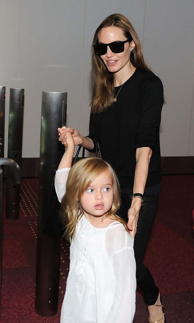 Angelina Jolie And Brad Pitt Arrive In Tokyo