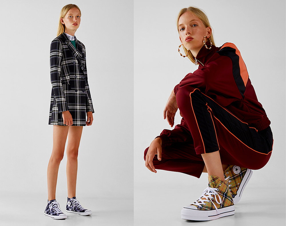 Kolekcja butów na jesień 2018 Converse x Bershka