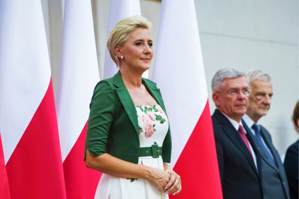 Agata Duda podczas wizyty w USA 2018