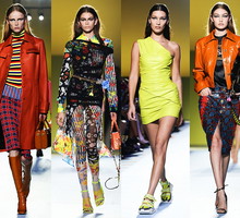 pokaz Versace wiosna/lato 2019, Milan Fashion Week
