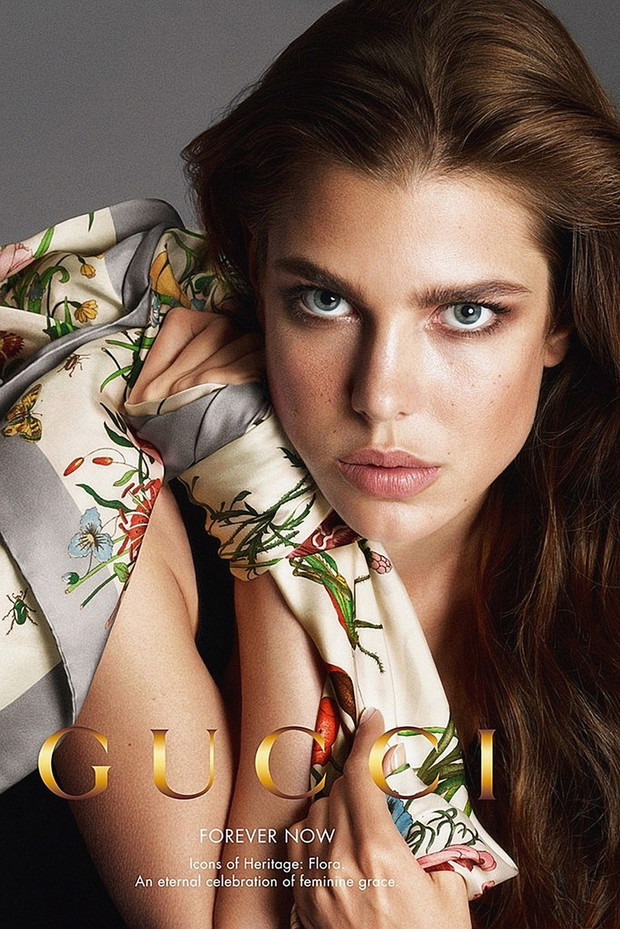 Charlotte Casiraghi dla Gucci