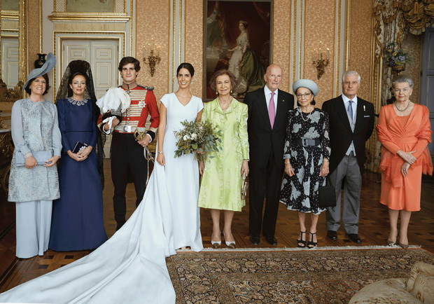 08-10-2018 Alba Duke of Huescar, Fernando Fitz-James Stuart y Solis and his fiancee Sofia Palazuelo got married at Palacio de Liria palace in Madrid, Spain, 06 October 2018 (issued on 08 October 2018).
The Duke of Huescar is the oldest son of current Du