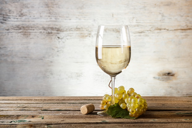 Glass of white wine
