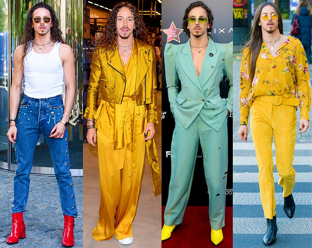 Michał Szpak, szalone stylizacje