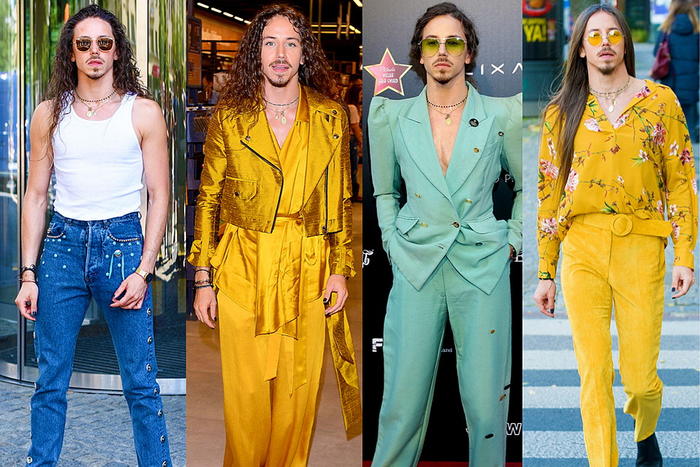 Michał Szpak, szalone stylizacje