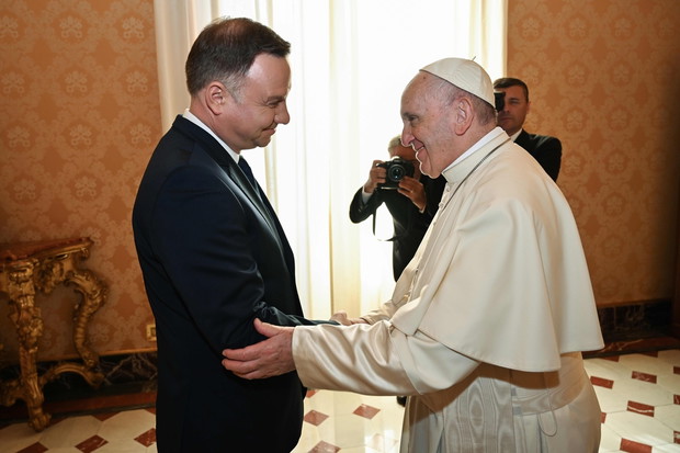 Andrzej Duda na audiencji u Papie?a Franciszka