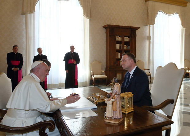 Andrzej Duda na audiencji u Papie?a Franciszka